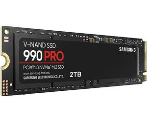 Samsung 990 Pro SSD Disque Dur Interne SSD PCIe 4.0 M.2, Vitesse la Plus Rapide pour Les Jeux, contrôle de la Chaleur, Stockage Direct et Extension de mémoire pour Montage vidéo, Graphiques Lourds,