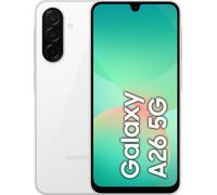 Samsung Galaxy A26 5G 8 Go/256 Go Blanc (White) Double SIM A266