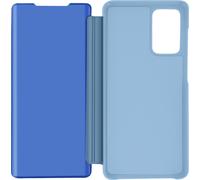 Samsung A52 / A52s Couverture View avec effet miroir & fonction stand - Bleu