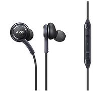 Samsung-AKG EO-IG955BSEGWW Écouteurs Mains Libres Officiels pour Samsung Galaxy S8-S8 calibrés par AKG-Harman Kardon, Anti-Noeuds, N