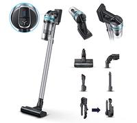 Samsung Jet 75 turbo Aspirateur balai Batterie Sec HEPA Sans sac 0,8 L 550 W Noir, Chrome, Couleur menthe, Bleu
