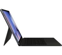 Samsung Book Cover Keyboard EF-DX825 pour Galaxy Tab S10+| Tab S9+| Tab S9 FE+ avec clavier QWERTY et touche AI, Etui pour tablette en deux parties, design fin, compartiment pour S Pen, noir