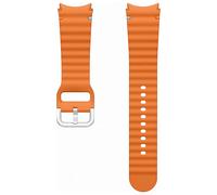 Samsung Bracelet Sport original Samsung Galaxy Watch 4 / 5 / 6 / 7 / FE (20 mm) Taille M/L Orange Orange
