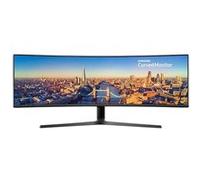 Samsung C49J890DKR - Écran LED - incurvé - 49" (48.9" visualisable) - 3840 x 1080 @ 144 Hz - VA - 300 cd/m² - 3000:1 - 5 ms - HDMI, DisplayPort, 2xUSB-C - haut-parleurs - noir Noir G