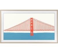 Samsung - Cadre décoratif pour TV - 85" - teck - pour Samsung GQ85LS03AAU, QE85LS03AAU, QN85LS03AAF