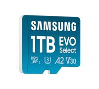 Samsung Carte mémoire microSDXC, Evo Select MB-ME1T0SA/EU, 1 To, vitesse de lecture 160 Mo/s¹, fournie avec adaptateur SD