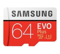 Samsung Carte Micro SD Evo Plus - 64 Go - avec adaptateur SD - Classe 10