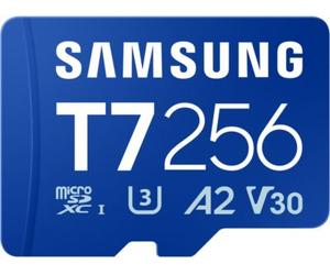 Samsung - Carte Micro Sd T7 256g U3 V30 A2 Classe 10