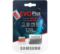 Samsung Carte mmoire micro SD SDXC EVO Plus MBMC128HAEU Classe 10 U3 128 Go 100 MoS 4K Ultra HD[7929]