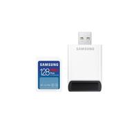 Samsung Carte SDXC 128 Go UHS-I U3 V30 180 Mo/s Lecture, 130 Mo/s Écriture, Température -25°C à 85°C, 32x24x2.1 mm, MB-SD128SB/WW