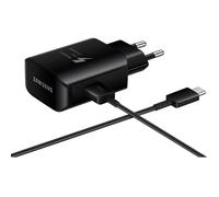 Samsung Chargeur secteur fast-charge 25W Noir avec câble USB/USB-C