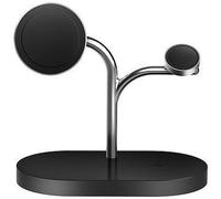 Samsung Pad de charge inductif magnétique Trio 15W + chargeur 45W Noir