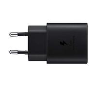 Samsung Chargeur USB C, Adaptateur Secteur 25W Ultra Rapide, Adaptateur USB C vers USB, Chargeur samsung Charge Rapide, Original, sans câble, Noir