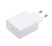 Samsung Chargeur USB C, Adaptateur Secteur 45W Ultra Rapide, Adaptateur USB C vers USB, Chargeur Samsung Charge Rapide, Authentique Chargeur Ultra Rapide, sans câble, Blanc