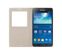 Coque et étui téléphone mobile Samsung ETUI FOLIO S VIEW GALAXY NOTE 3 BEIGE