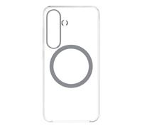 Samsung Clear Magnetic Case Coque magnétique Transparente Compatible avec Technologie Magnetic Power Profile Galaxy S25
