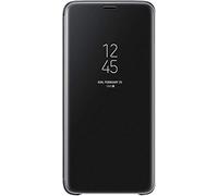 Samsung Clear View Coque, Cas pour Galaxy S9 Plus, Noir