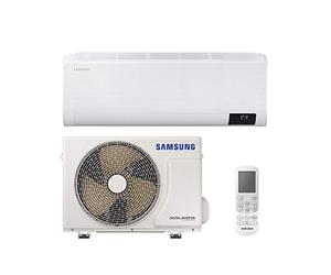 Samsung Climat WindFree Comfort Next Climatiseur Monosplit, 9000 BTU, SmartThings et intelligence artificielle, WiFi, GAS R32, AR09TXFCAWKNEU+AR09TXFCAWKXEU, [Classe d'efficacité énergétique A++/A+]