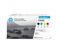 Samsung - CLT-P406C - Cartouche d'encre - pack couleur et noir (Noir/Cyan/Magenta/Jaune)