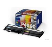 Samsung CLT-P406C Value Pack - pack de 4 - noir, jaune, cyan, magenta - original - cartouche de toner G