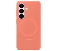 Samsung Coque en silicone Galaxy S26+ magnétique Rouge corail