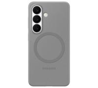 Samsung Coque arrière magnétique en silicone pour Samsung Galaxy S26 Plus Gray Gris