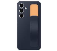 Samsung Coque arrière originale Standing Grip Samsung Galaxy S24 FE Black et Blue Multicolore