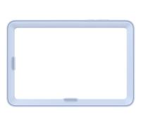 Samsung Coque pour Galaxy Tab S11 – Cadre renforcé, fonction béquille – Bleu clair