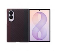 Samsung Coque Carbon Magnet Samsung Galaxy Z Fold 8 Red Rouge