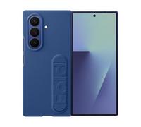 Samsung Coque de Protection en Silicone EF-MF966 pour Galaxy Z Fold7, avec Support pour Doigt, Antichoc, Fine et adhérente, Bleue