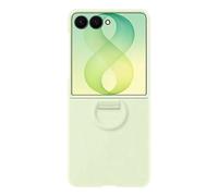 Coque et étui téléphone mobile Samsung magnétique en silicone avec anneau Vert pour Galaxy Z Flip 8