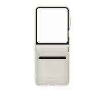 Coque En Éco-Cuir Officielle Samsung Galaxy Z Flip5 - Crème (Blanc)