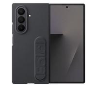 Samsung Coque en silicone avec support Samsung Galaxy Z Fold 7 Black Noir