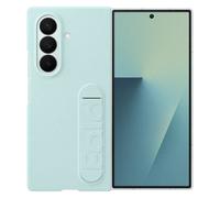 Samsung Coque en silicone avec support Samsung Galaxy Z Fold 7 Mint Turquoise