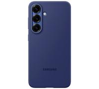 Samsung Coque en Silicone pour Galaxy S25 Soft Touch Original Bleu
