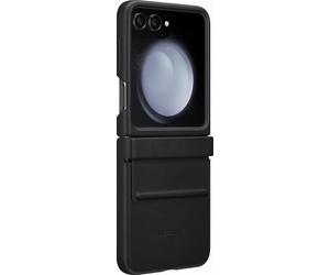 SAMSUNG COQUE EN SIMILI CUIR DESIGN GALAXY FLIP 5 NOIR