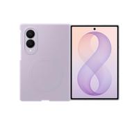 Pack 2-en-1 en silicone magnétique Lavande + Film anti-reflet Transparent pour Galaxy Z Fold 8
