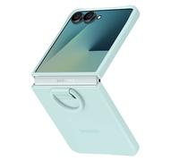 Original Coque en silicone Ring pour Samsung Galaxy Z Flip 7 - Blue