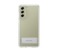 Samsung Coque pour Galaxy S21 FE 5G Translucide avec Fonction Stand