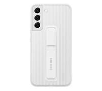 Samsung Coque pour Galaxy S22 Plus Renforcée Antichocs Standing Cover Blanc
