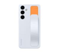 Samsung Coque pour Galaxy S24 Plus en Silicone avec Lanière Fonction Stand