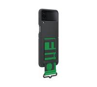 Samsung Coque pour Galaxy Z Flip 4 Fonction Stand avec Lanière Noir