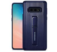 Samsung Coque renforcee avec Fonction Stand Bleu Marine Galaxy S 10 E