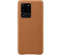Samsung Coque rigide en cuir Samsung EF-VG988LA pour Galaxy S20 Ultra Marron