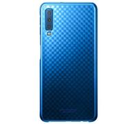 Samsung Coque rigide pour Galaxy A7 (2018) Bleu/Transparente