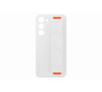 Samsung - Coque S23+ Silicone Avec Laniere Blanc