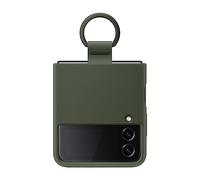 Samsung Coque Silicone avec Anneau Khaki Flip 4