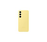 Samsung - Coque Silicone Jaune EF-PS721CYEGWW pour Galaxy S24 FE - Housse 6.7" - Protection Chocs, Chutes, Rayures - Dimensions 80.6x10.9x165.3mm - 32g