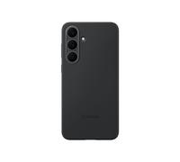 Samsung Coque Silicone Noire EF-PS731CBEGWW pour Galaxy S25 FE, Protection Anti-Poussière, Doublure Microfibre, Compatible avec le Mode sans Fil