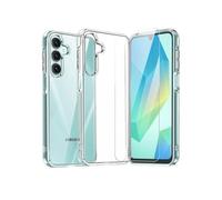 Samsung Coque Transparente + Pack de Protection d'Écran en Verre Trempé 'Conçu pour Samsung', Galaxy A56 5G